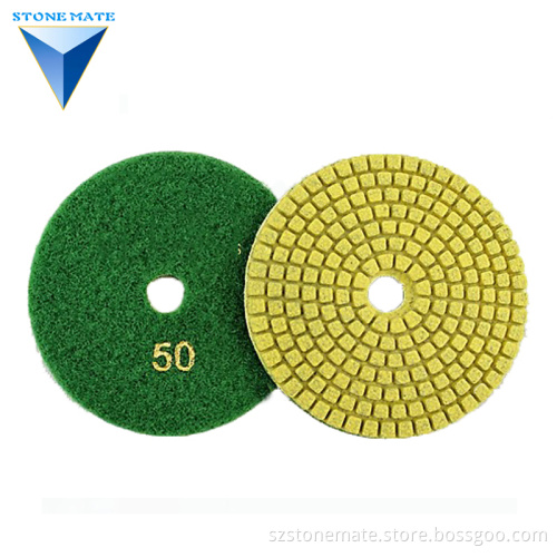 Wet and Dry 3/4/5 Inch Pitted Surface Polishing Pad